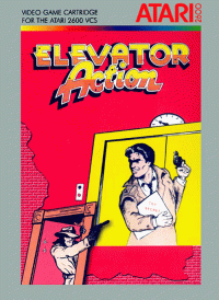 Elevator Action Atari 2600 US box art
